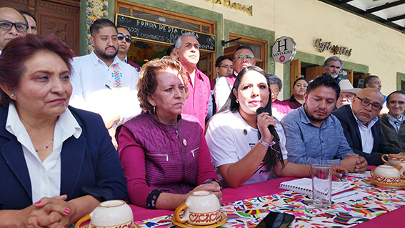 Tonantzin Fernández, invita a recibir a Claudia Sheinbaum