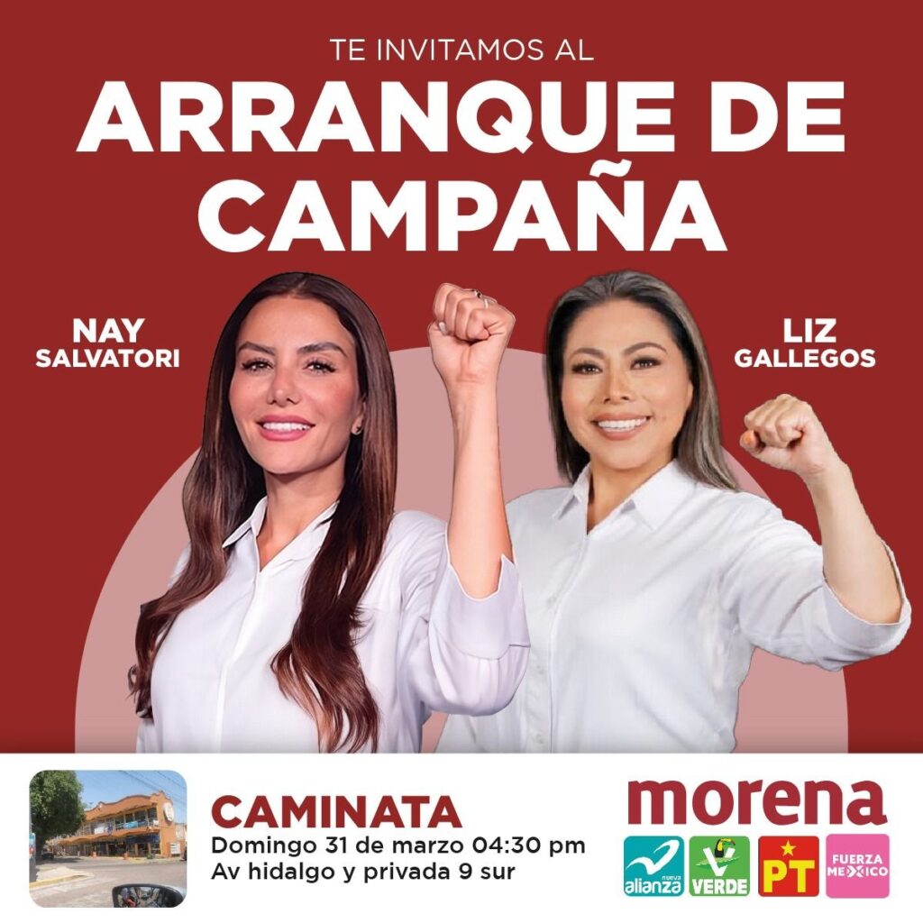 Nay Salvatori, Iniciará Campaña con Caminata