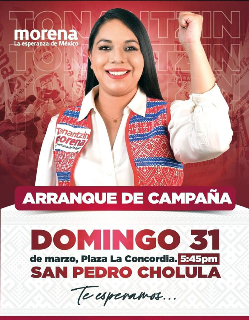 El Domingo Inicia Campaña Tonantzin Fernández