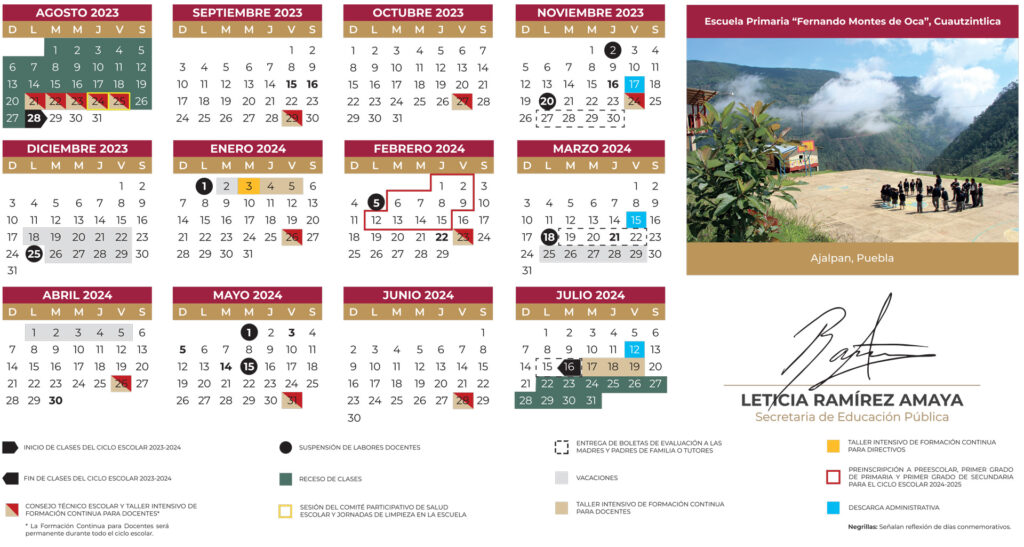 Vacaciones de semana santa, del 25 de marzo al 5 de abril