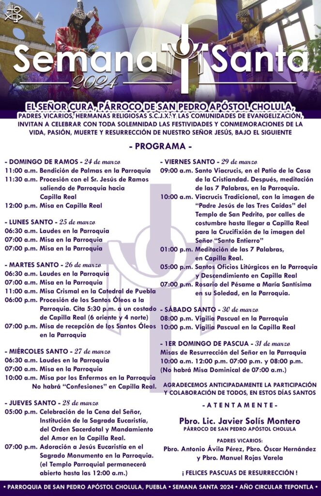 Viacrucis 2024, San Pedro Cholula