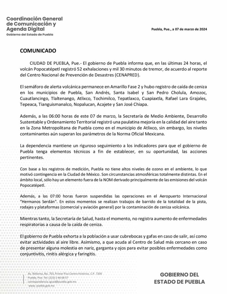 COMUNICADO