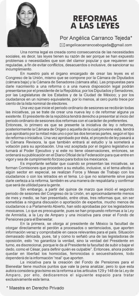 Reformas a las Leyes