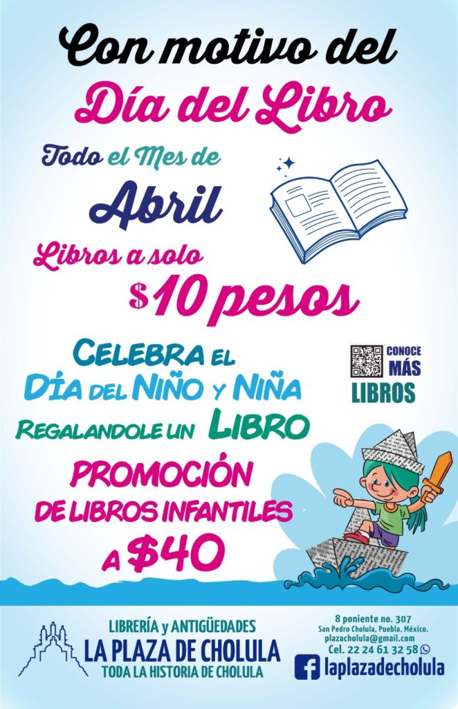 Promocio de Libros por «Día del Libro»