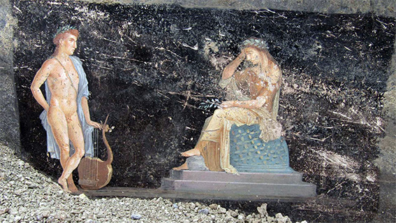 Hallan en Pompeya frescos sobre la guerra de Troya
