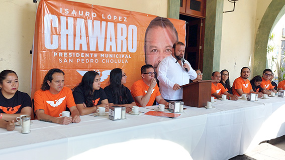 De cholulteca a cholulteca, a trabajar por Cholula: Isauro López
