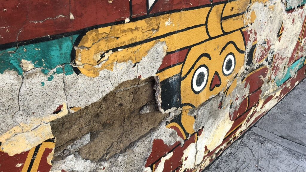 El muro perimetral del museo de sitio, será reparado
