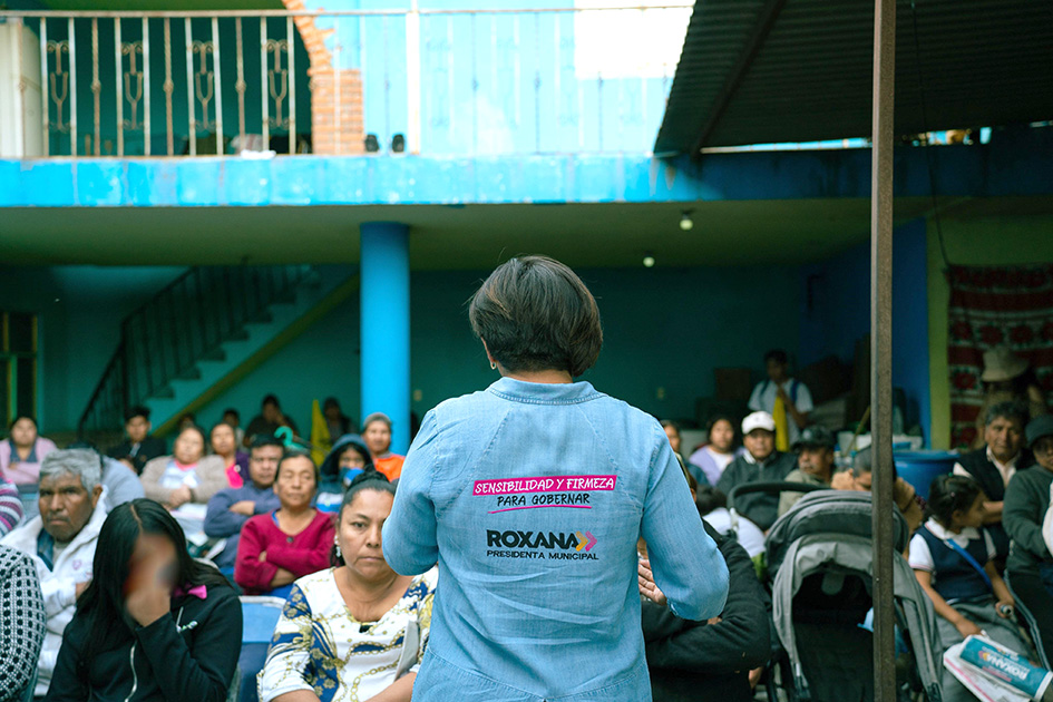 En Zacapechpan, Roxana Luna plantea el buscar desarrollo agrícola