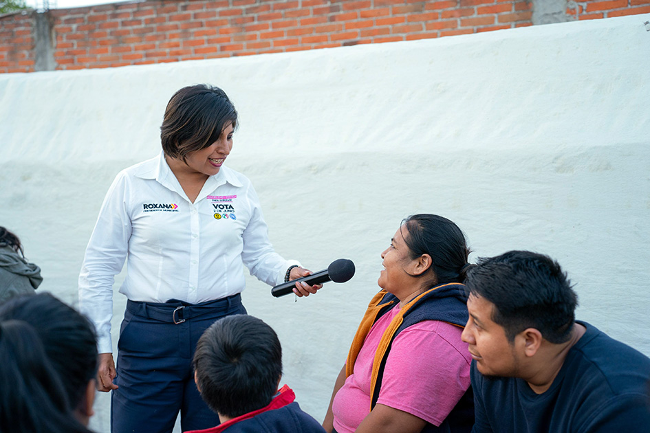 Intensa actividad de Roxana Luna, durante el fin de semana