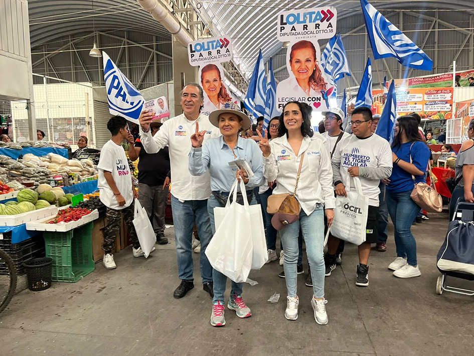 Intensificará recorridos para acercar propuestas a los ciudadanos de las Cholula’s: Lolita Parra