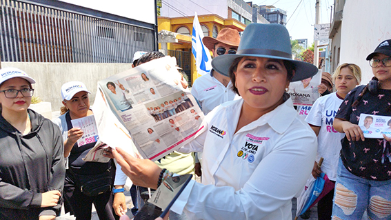 La decisión la tomarán los cholultecas el 2 de junio: Roxana Luna