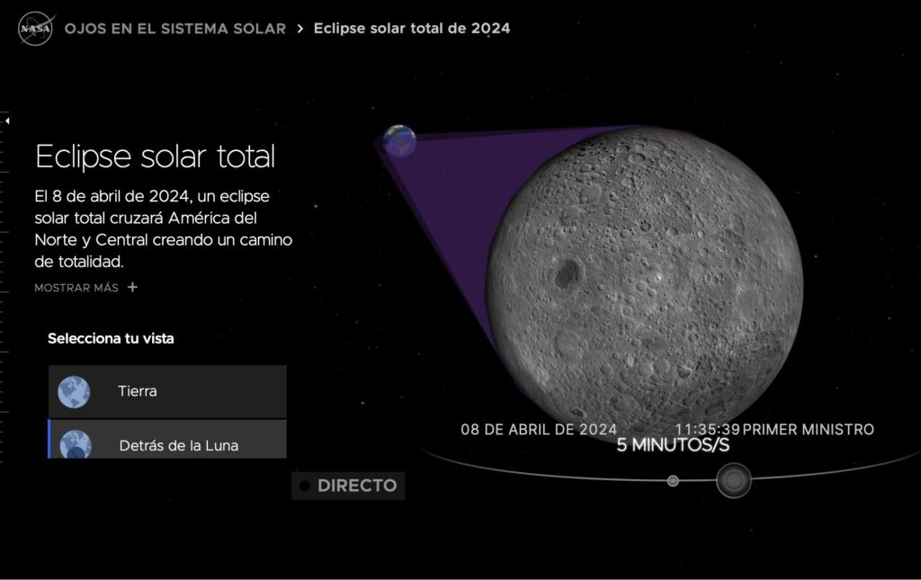 Sedes parea ver el eclipse parcial de sol