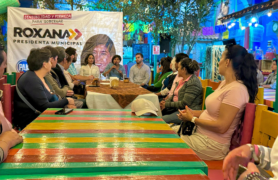 Roxana Luna, continúa escuchando las voces de los cholultecas