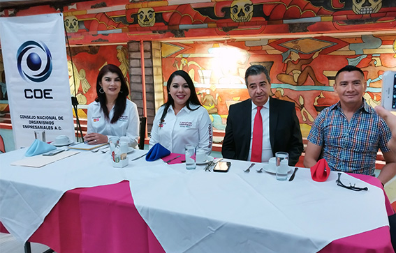 Firma Tonantzin Fernández compromisos con el Consejo Nacional de Organismos Empresariales