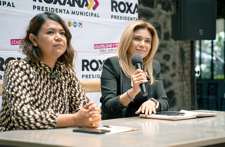 Voceras de Roxana Luna, dan balance de 10 días de campaña