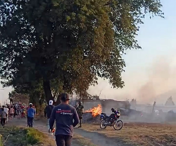 Explota polvorín en Moyotzingo