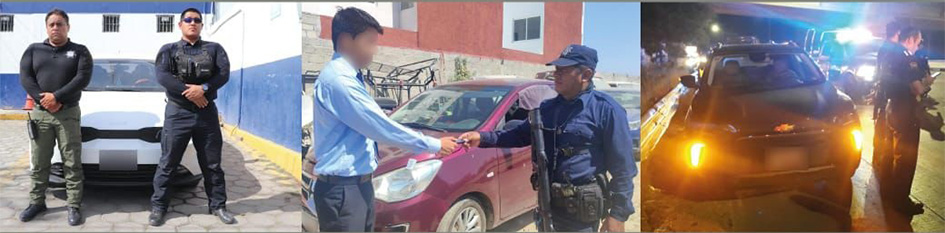 Frustra policía robo de 3 vehículos y recupera unidades