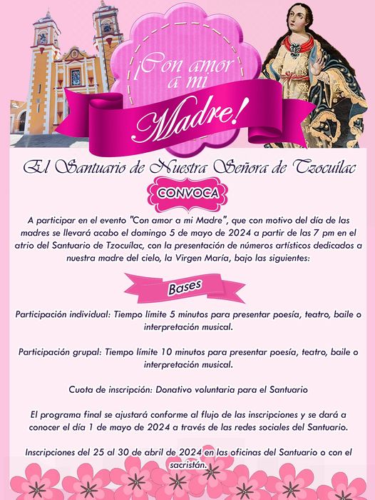 Convocatoria «Con Amor a mi Madre»