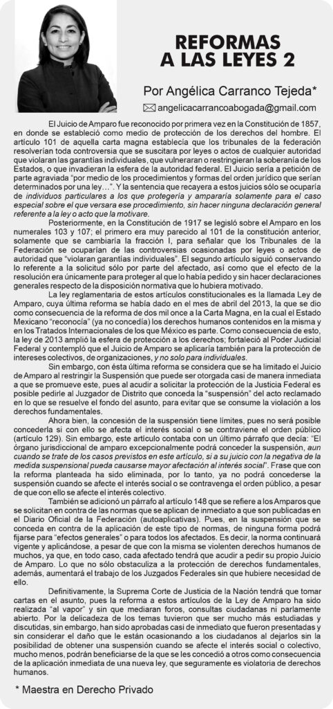Reformas a las Leyes 2