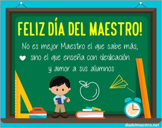 Feliz Día del Mestro