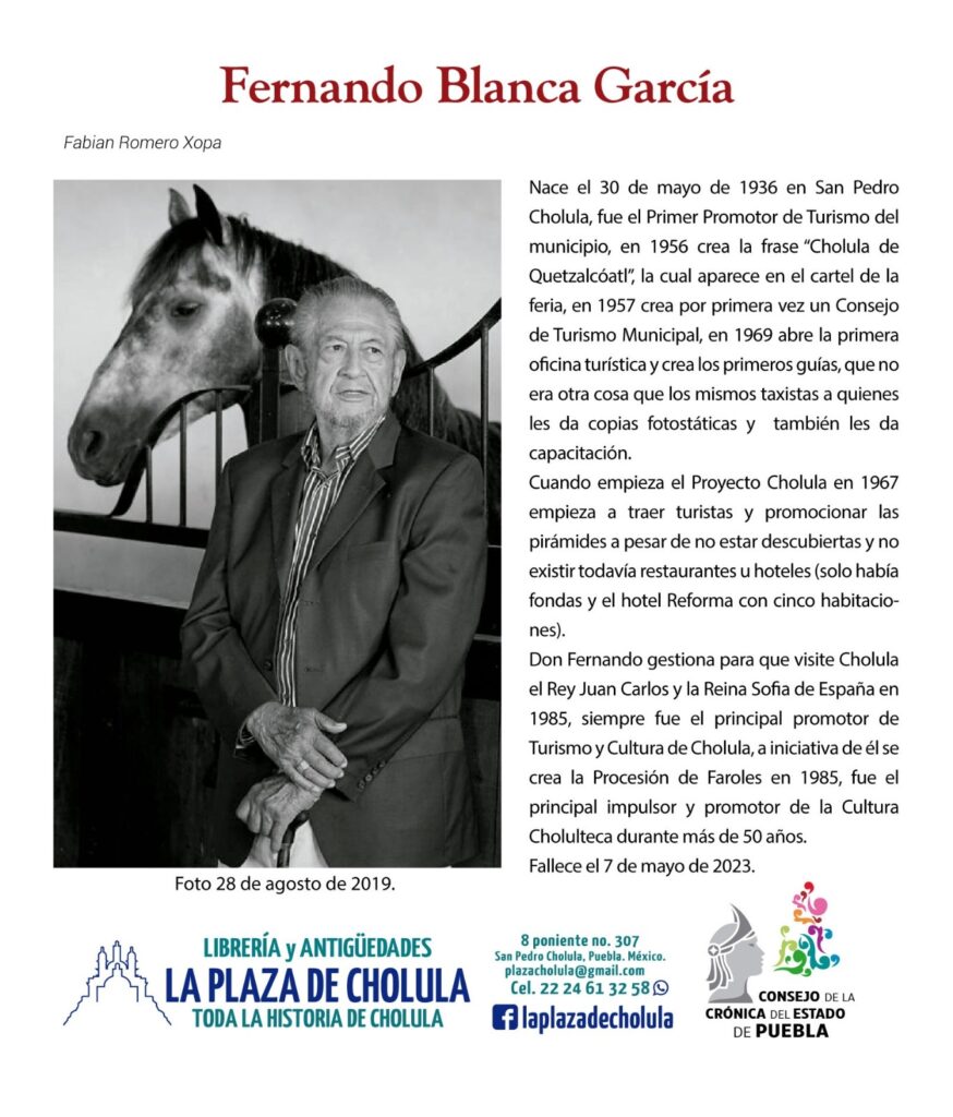 Aprobaron ya la medalla “Fernando Blanca García”