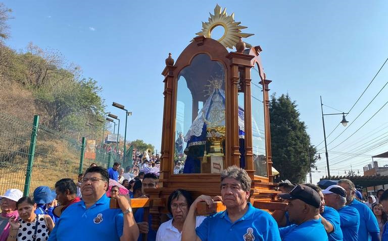 Bajaron a la virgen de los Remedios