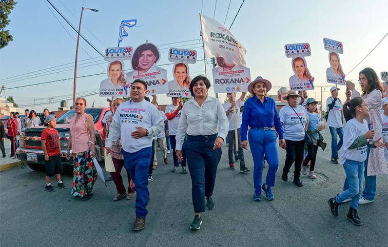 En mi gobierno daremos prioridad a los productores y al campo, señaló Roxana Luna