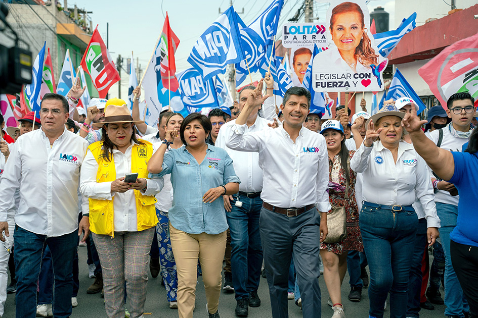 Roxana Luna y Eduardo Rivera se comprometen a sumar esfuerzos por San Pedro Cholula