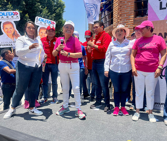 La ola azul y blanco no la pararán en Cholula y todo México: Lolita Parra