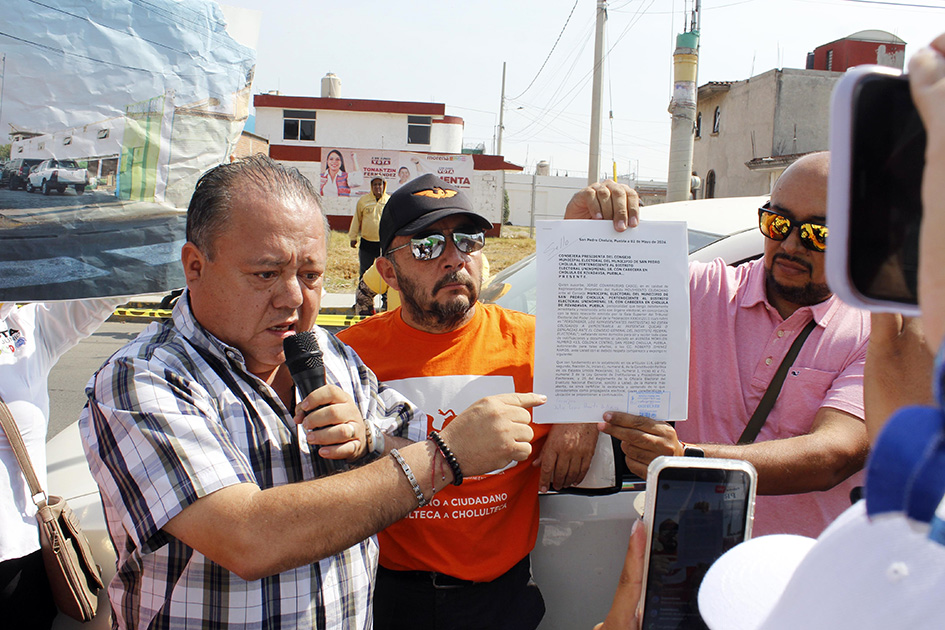 Presenta Chawaro denuncia ante la Fiscalía Especializada para la Atención de Delitos Electorales