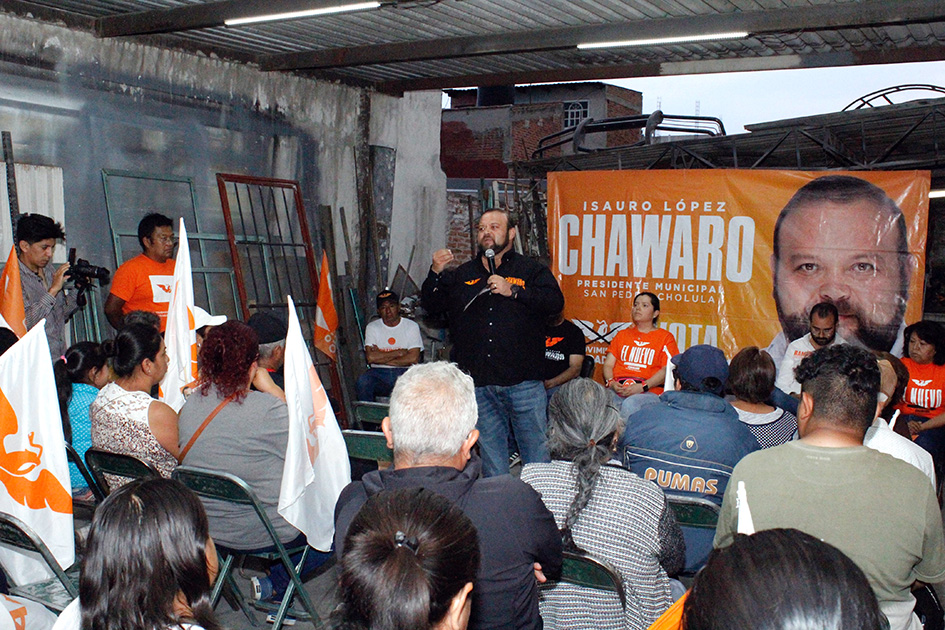 Productores Agrícolas de San Pedro Cholula muestran su apoyo a  “Chawaro”