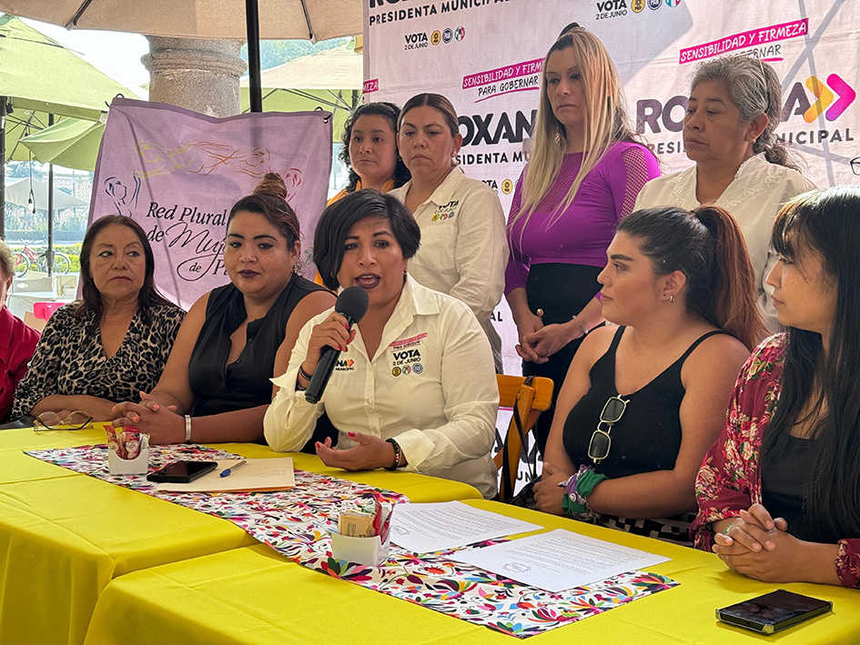 Reafirma Roxana Luna su lucha por los derechos de las mujeres cholultecas