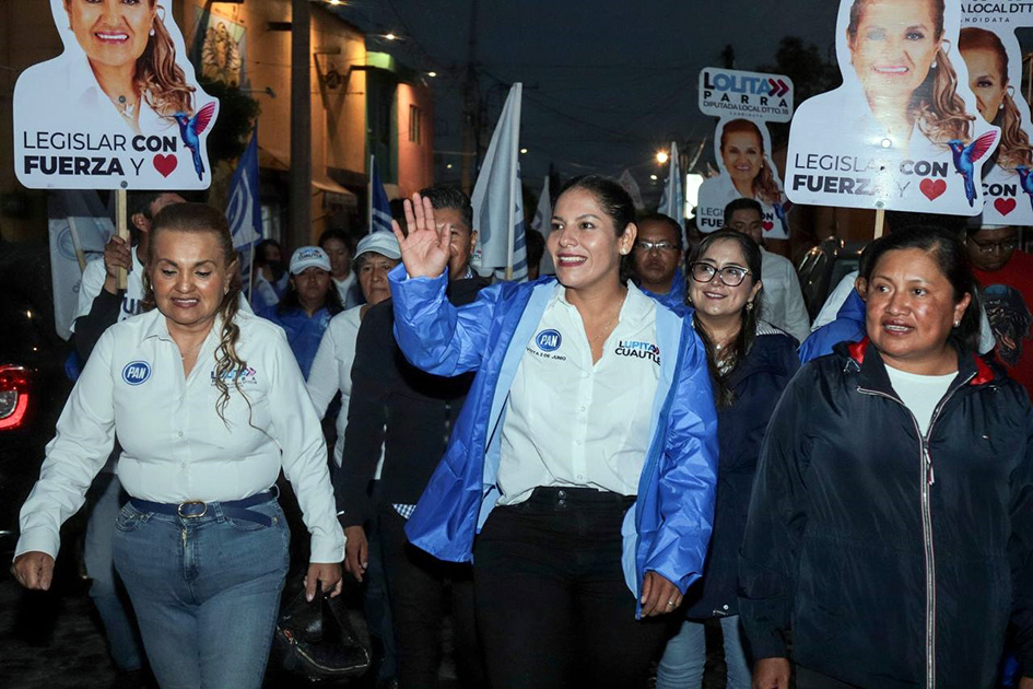 Estamos a ocho días del triunfo: Lupita Cuautle