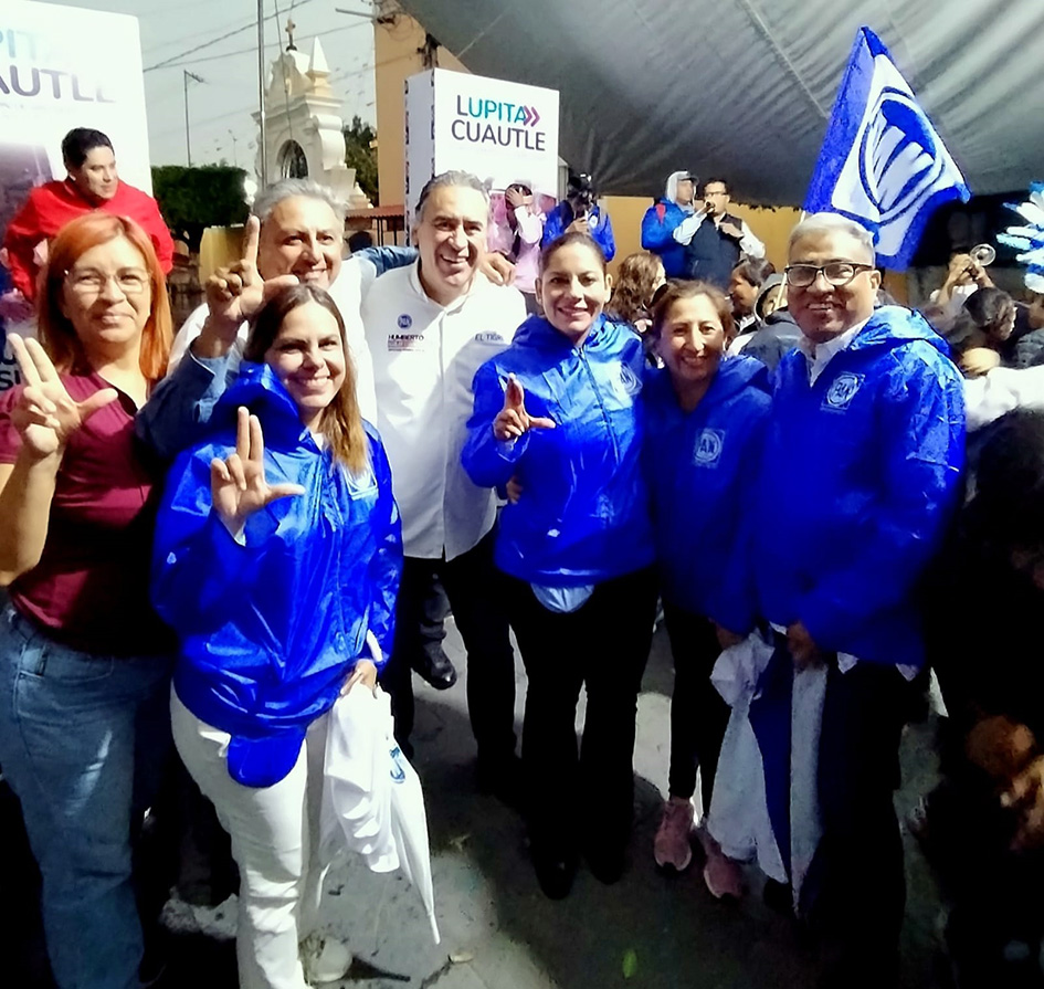 Humberto Aguilar respalda a Lupita Cuautle en cierre de campaña Tlaxcalancingo