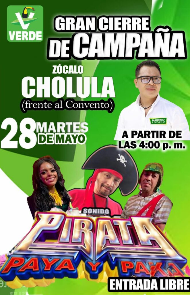 Mauricio Lozano te invita al cierre de su campaña