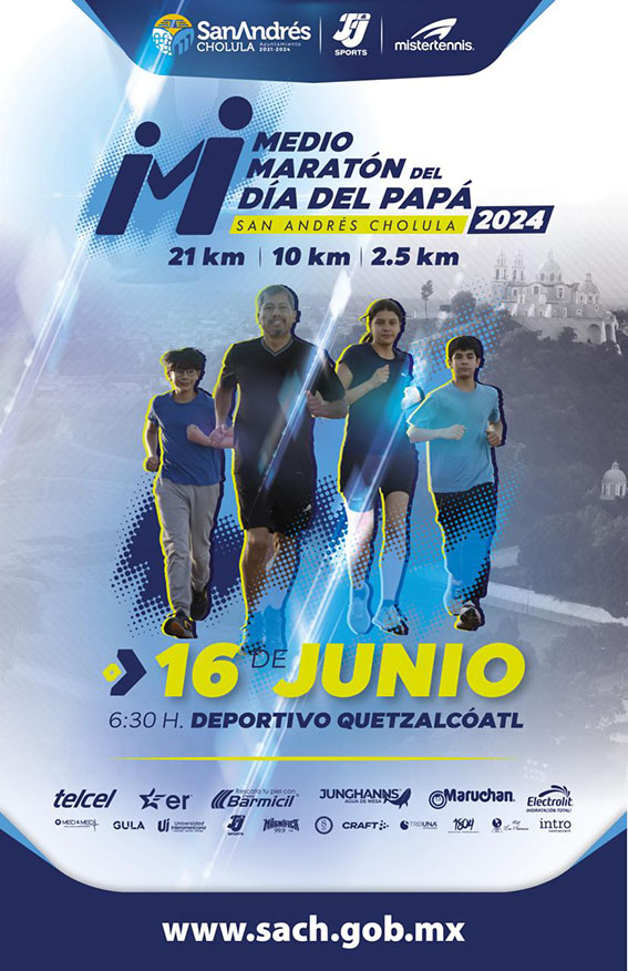 Rutas del Medio Maratón, 16 de Junio 2024