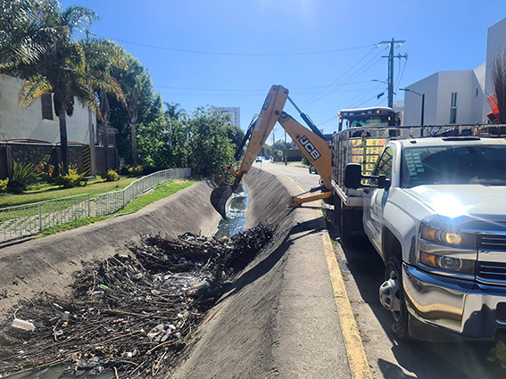 Limpieza preventiva en cañadas, barrancas y ríos