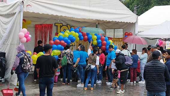 Ni la lluvia detuvo el festejo del Día del Niño