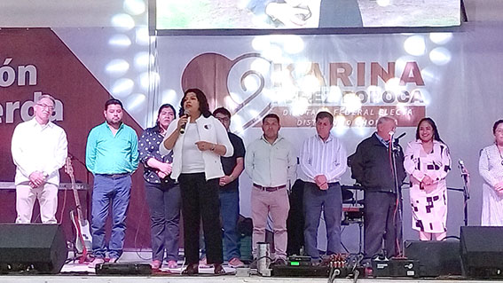Karina Pérez Popoca, agradecida con ciudadanos y su equipo