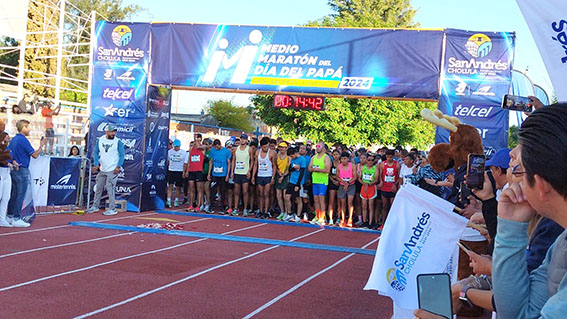 Más de 5 mil asistentes en el Medio Maratón del Día del Papá