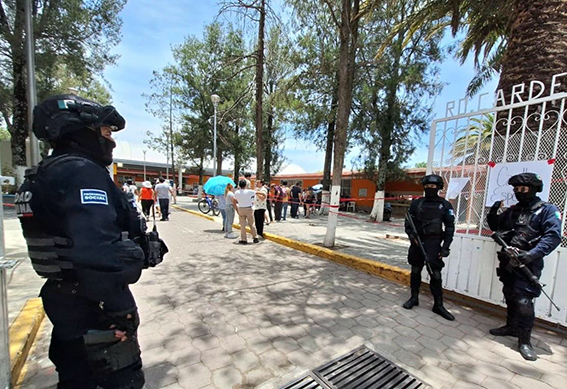Reporta policía de municipal saldo blanco tras elecciones 2024