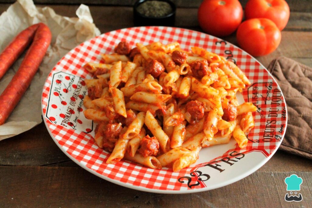 Macarrones con chistorra