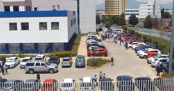 Huela a gas, en el Hospital Cholula