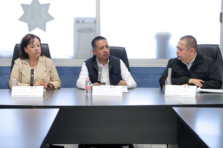Mesa semanal de seguridad y justicia  supervisada por Mundo Tlatehui