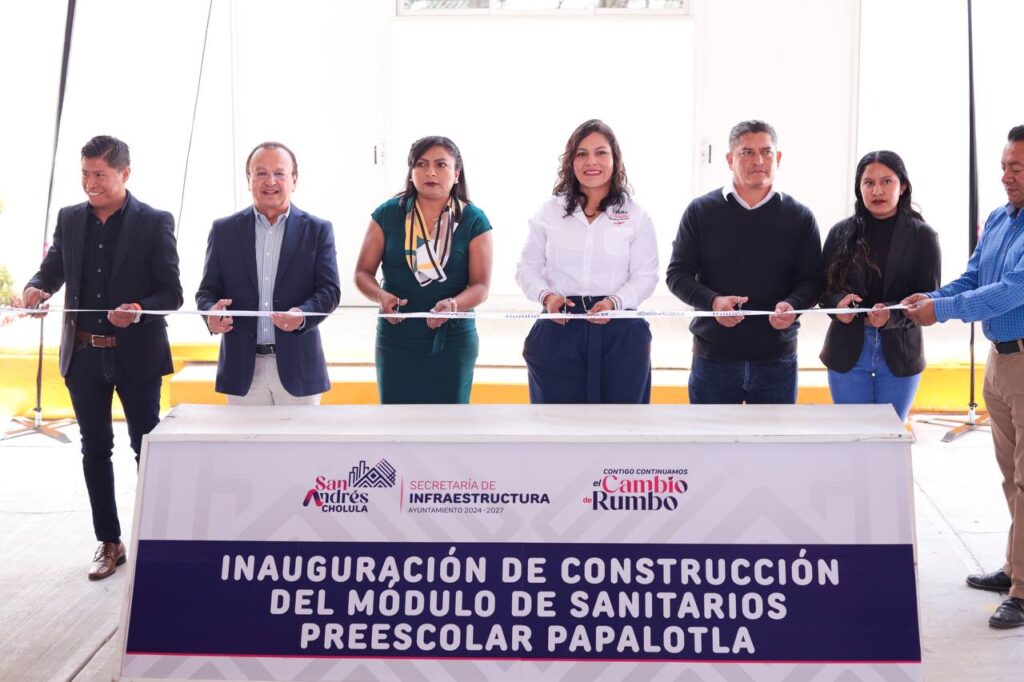 Rehabilitación del módulo de sanitarios en el preescolar “Papalotla”