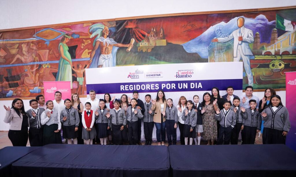 «Niñas y Niños Viven la Experiencia de Ser Regidores por un Día en San Andrés Cholula»