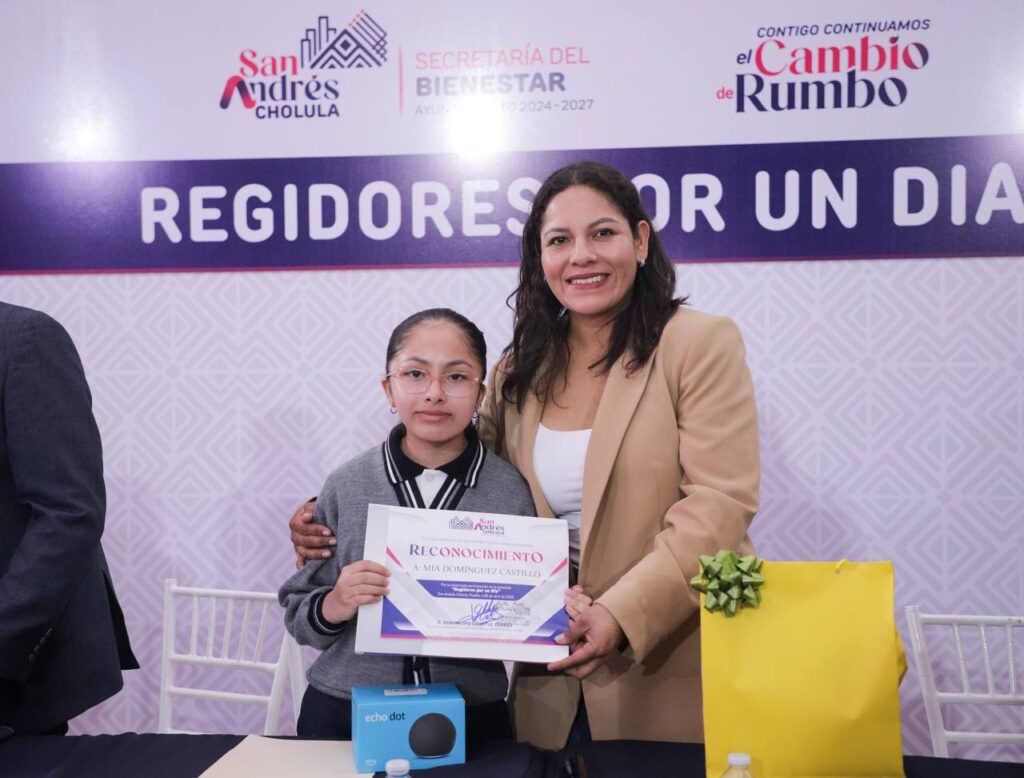 «Niñas y Niños Viven la Experiencia de Ser Regidores por un Día en San Andrés Cholula»