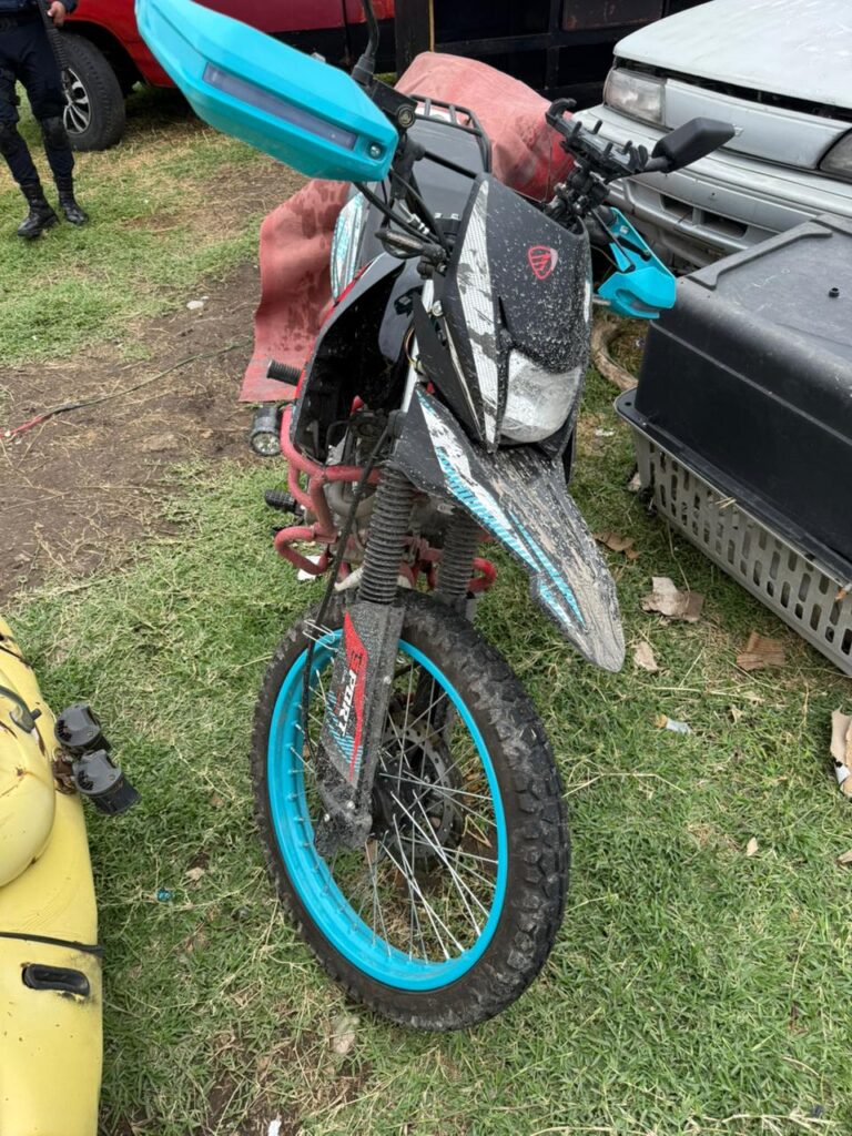 Secretaría de Seguridad Ciudadana y Protección Civil de Cuautlancingo, recupera una moto robada en Puebla