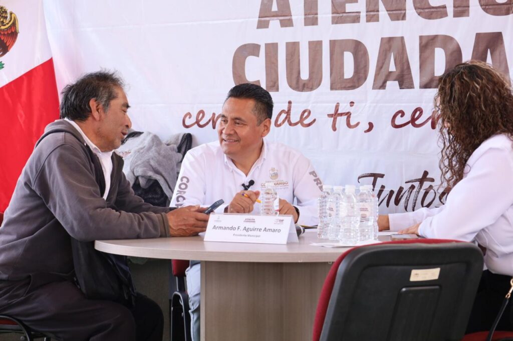 En Coronango, escuchar a los ciudadanos es prioritario: Armando Aguirre