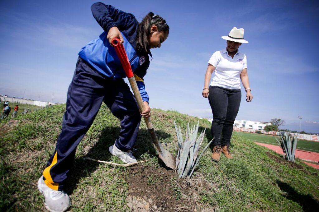 Reforestación en Conmemoración del Día Mundial del Medio Ambiente: Lupita Cuautle